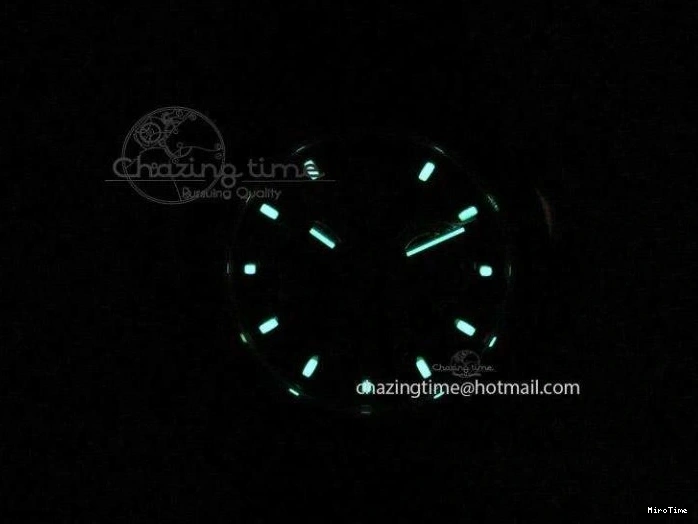 MiroTime 0403 Stylish Daytona YG BP Maker Gold Dial Sticks Markers On Rubber Strap A7750@ 4012